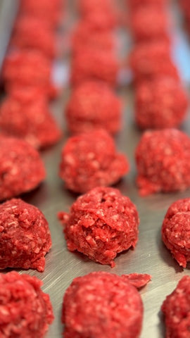 Single Ingredient, Freeze Dried Sirloin Meatball Dog Treats